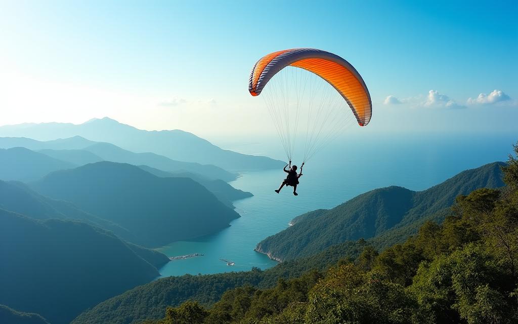 Paragliding experience sa bundok ng Cebu